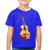 Camiseta Algodão Infantil Violão - Foca na Moda
