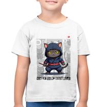 Camiseta Algodão Infantil You cat see my ninja moves - Foca na Moda