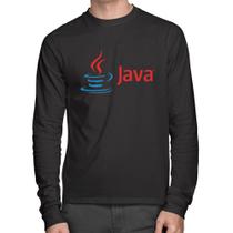 Camiseta Algodão Java Manga Longa - Foca na Moda