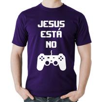 Camiseta Algodão Jesus está no controle - Foca na Moda