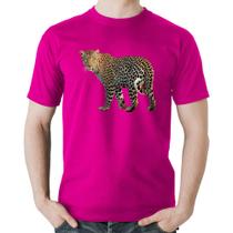 Camiseta Algodão Leopardo - Foca na Moda