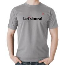 Camiseta Algodão Let's bora! - Foca na Moda