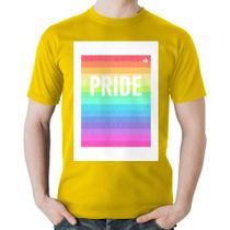 Camiseta Algodão LGBT Pride - Arco-íris Orgulho - Foca na Moda