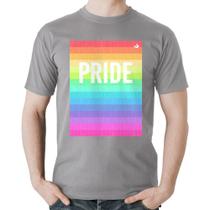 Camiseta Algodão LGBT Pride - Arco-íris Orgulho - Foca na Moda