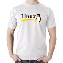 Camiseta Algodão Linux - Foca na Moda