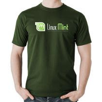 Camiseta Algodão Linux Mint - Foca na Moda