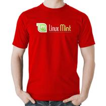 Camiseta Algodão Linux Mint - Foca na Moda