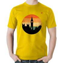 Camiseta Algodão Londres Vintage Sunset - Foca na Moda