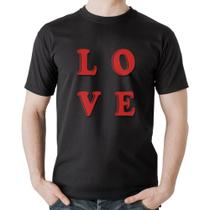 Camiseta Algodão LOVE - Foca na Moda