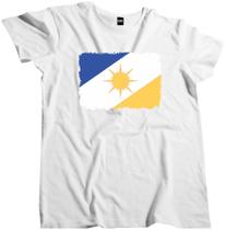 Camiseta Algodão Masculina Bandeira Estado do Tocantis Aquarela