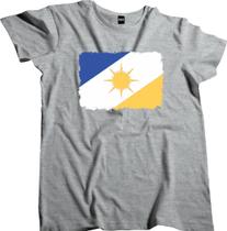 Camiseta Algodão Masculina Bandeira Estado do Tocantis Aquarela