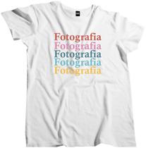 Camiseta Algodão Masculina cores Fotografia