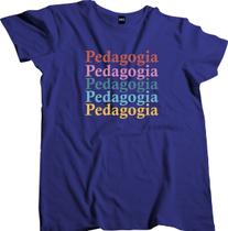 Camiseta Algodão Masculina cores Pedagogia