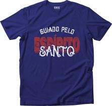 Camiseta Algodão Masculina cristã Guiados Espirito Santo