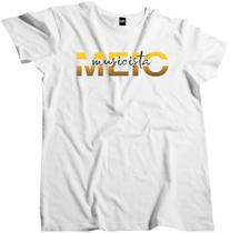 Camiseta Algodão Masculina Curso Musica meio Musicista