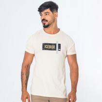 Camiseta Algodão Masculina Estonada Com Estampa Refletiva - Zafina