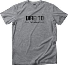 Camiseta Algodão Masculina Faculdade Mod 1 direito