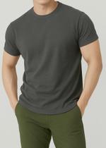 Camiseta Algodão Masculina Lisa Casual E Confortável