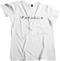 Camiseta Algodão Masculina Paródia Friends Farmácia