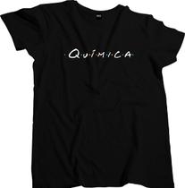 Camiseta Algodão Masculina Paródia Friends Química