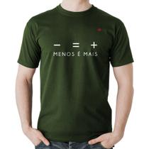 Camiseta Algodão Menos é Mais - Foca na Moda