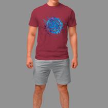 Camiseta Algodão Moda De Rua Confortável Manga Curta