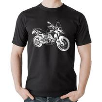 Camiseta Algodão Moto F 800 GS Traços - Foca na Moda Camiseta Algodão Moto F 800 GS Traços - Foca na Moda
