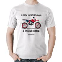 Camiseta Algodão Motocross 4 Life - Foca na Moda