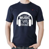 Camiseta Algodão Music in my head - Foca na Moda