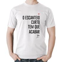 Camiseta Algodão O escanteio curto tem que acabar - Foca na Moda