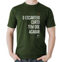 Camiseta Algodão O escanteio curto tem que acabar - Foca na Moda