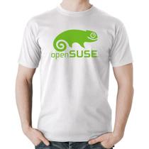 Camiseta Algodão openSUSE Linux Logo - Foca na Moda