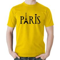 Camiseta Algodão Paris Torre Eiffel - Foca na Moda