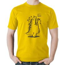 Camiseta Algodão Pause Break - Foca na Moda