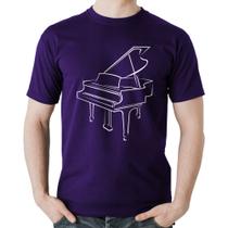 Camiseta Algodão Piano - Foca na Moda