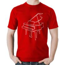 Camiseta Algodão Piano - Foca na Moda