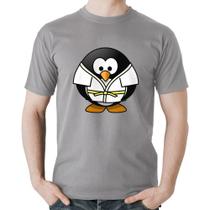 Camiseta Algodão Pinguim Judô - Foca na Moda