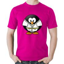 Camiseta Algodão Pinguim Judô - Foca na Moda