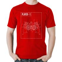 Camiseta Algodão Player 1 Controle Joystick - Foca na Moda