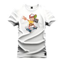 Camiseta Algodão Plus Size Premium Tamanho Especial Bord Kit