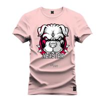 Camiseta Algodão Plus Size Premium Tamanho Especial Pit Bull Nexstar