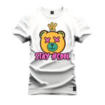 Camiseta Algodão Plus Size Premium Tamanho Especial Stay Cool