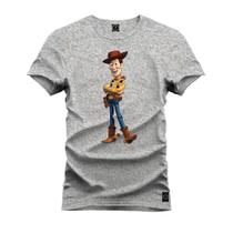 Camiseta Algodão Plus Size Premium Tamanho Especial Woody - Nexstar