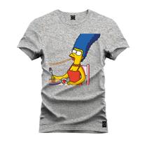 Camiseta Algodão Plus Size Tamanho Grande Marge