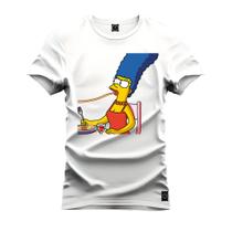 Camiseta Algodão Plus Size Tamanho Grande Marge