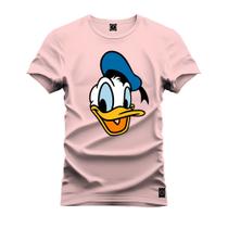 Camiseta Algodão Plus Size Tamanho Grande Pato Donald