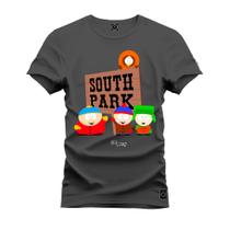Camiseta Algodão Plus Size Tamanho Grande South Park
