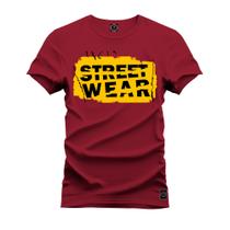 Camiseta Algodão Plus Size Tamanho Grande Street Wear