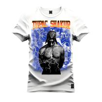 Camiseta Algodão Plus Size Tamanho Grande Tupac Shackur