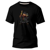 Camiseta Algodão Premium Básica Estampa Digital Homem Bang